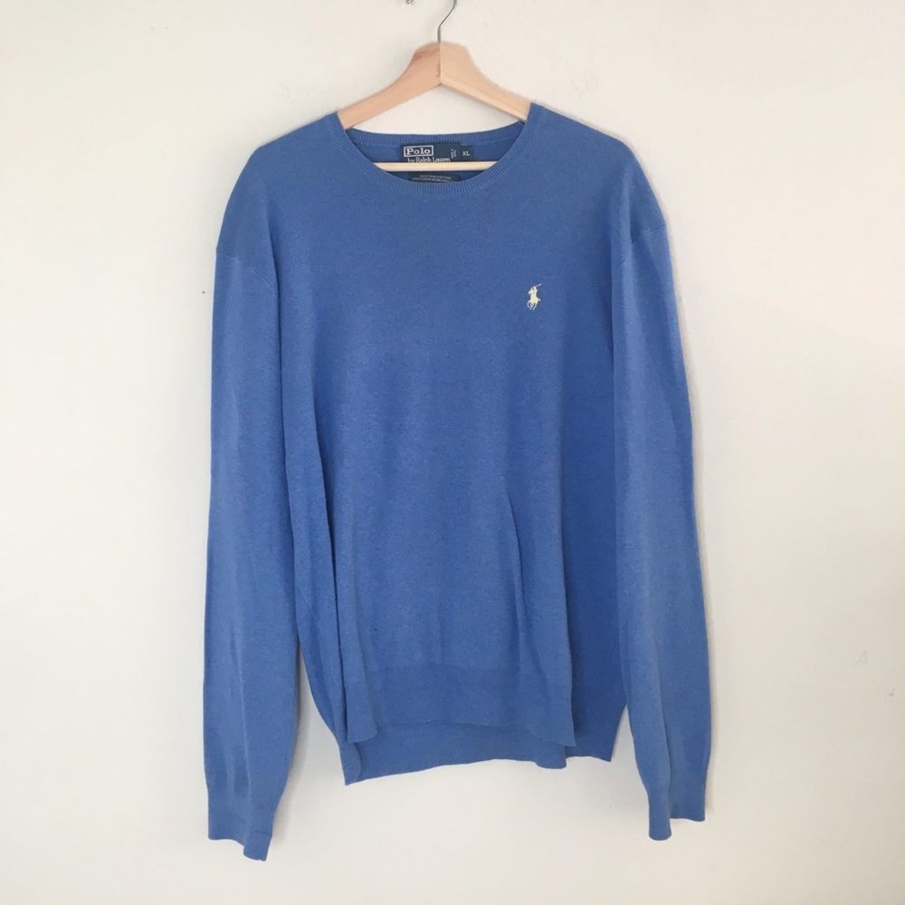 Blue Polo sweater